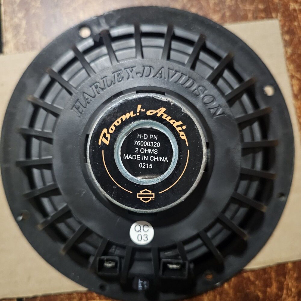 Harley Davidson OEM Touring for 2014-2023 BOOM AUDIO 2OHM Speakers PN: 76000320 - Picture 5 of 7